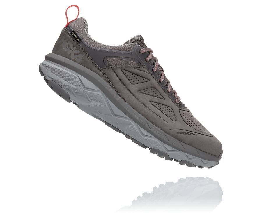 Hoka One One Trainers Mens Grey - Challenger Low GORE-TEX - 19467TMXF